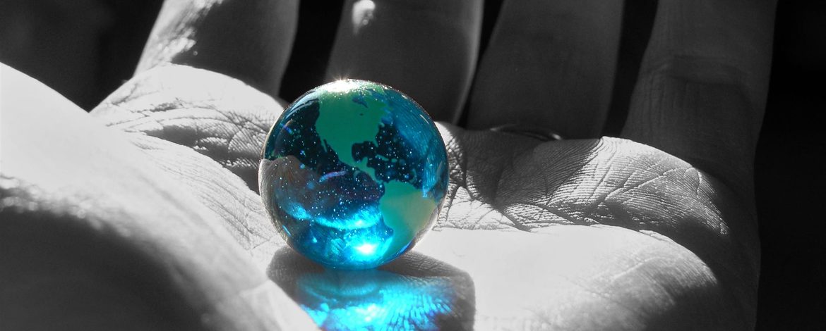 World Marble in Hand