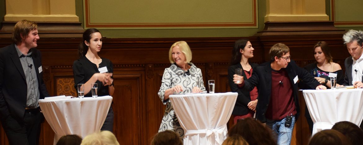 Junge Wissenschaft trifft Johanna Wanka