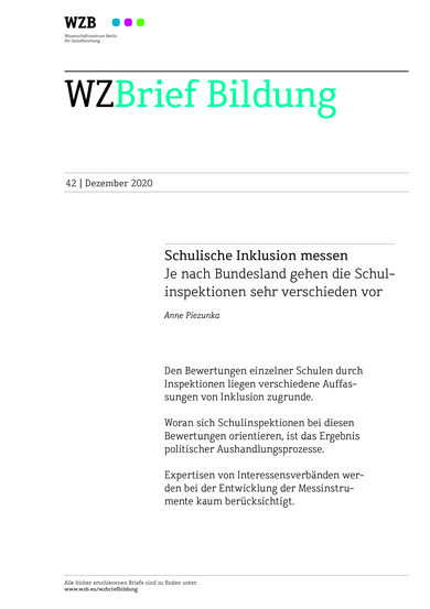 WZBrief Bildung_42_Dezember_2020